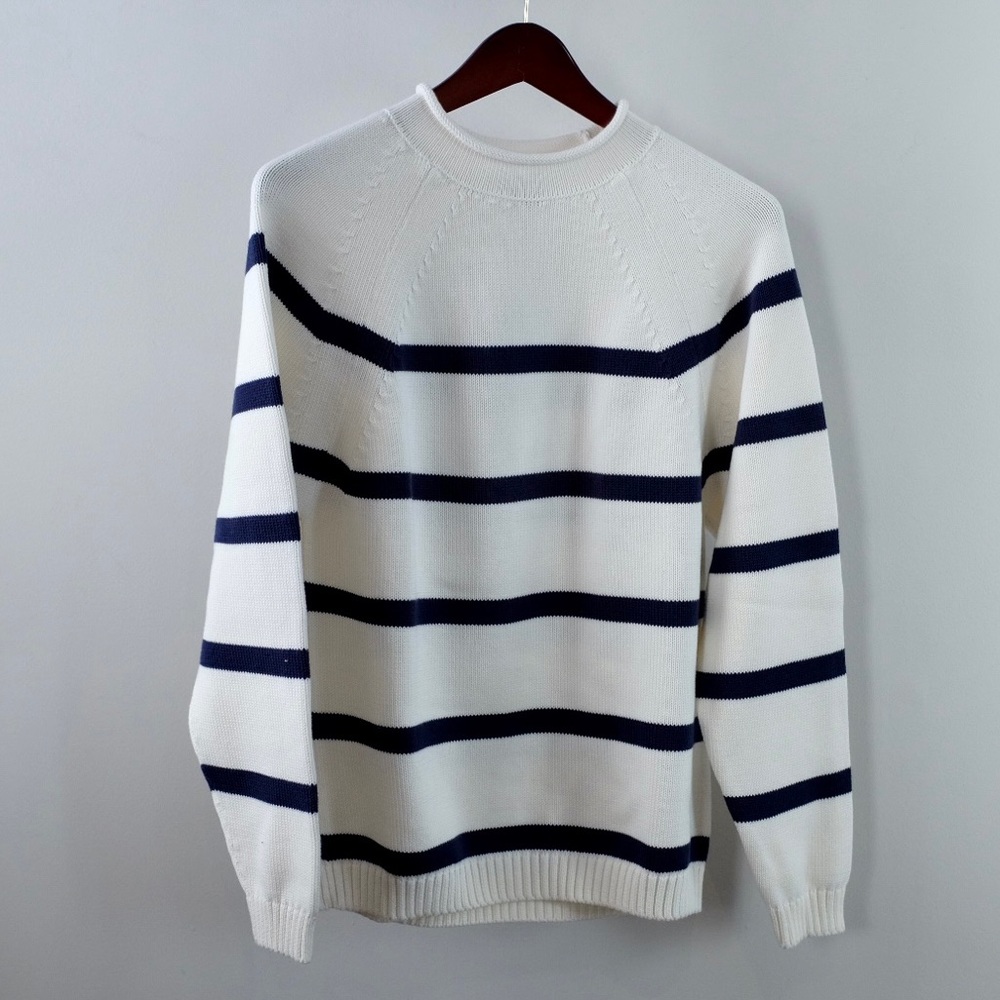 Irish Crone Striped Raglan Sweater